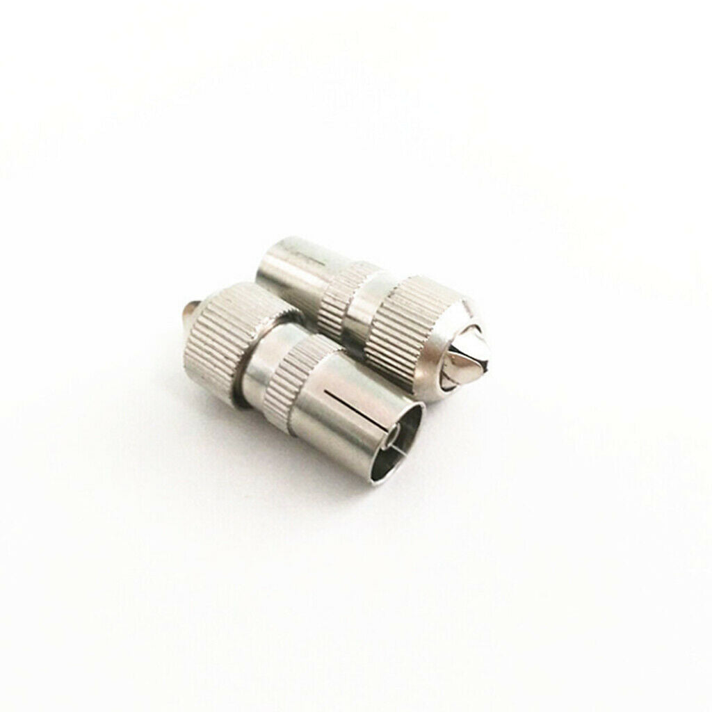 10pcs Metal RF Female Connector Coupler Ends Antenna Coaxial Cable Converter
