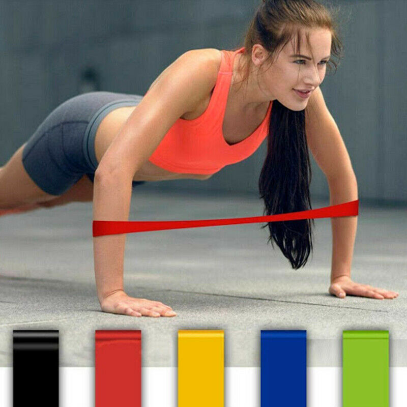 Shop-Story - Resistance Bands: 5 Bands Resistance Elastic Fitness