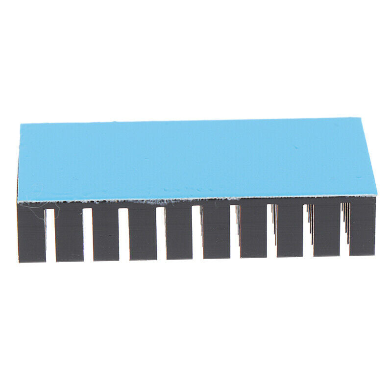 2pcs 50*25*10mm Black Aluminum Heatsink Radiator Cooler With Blue Thermal.l8