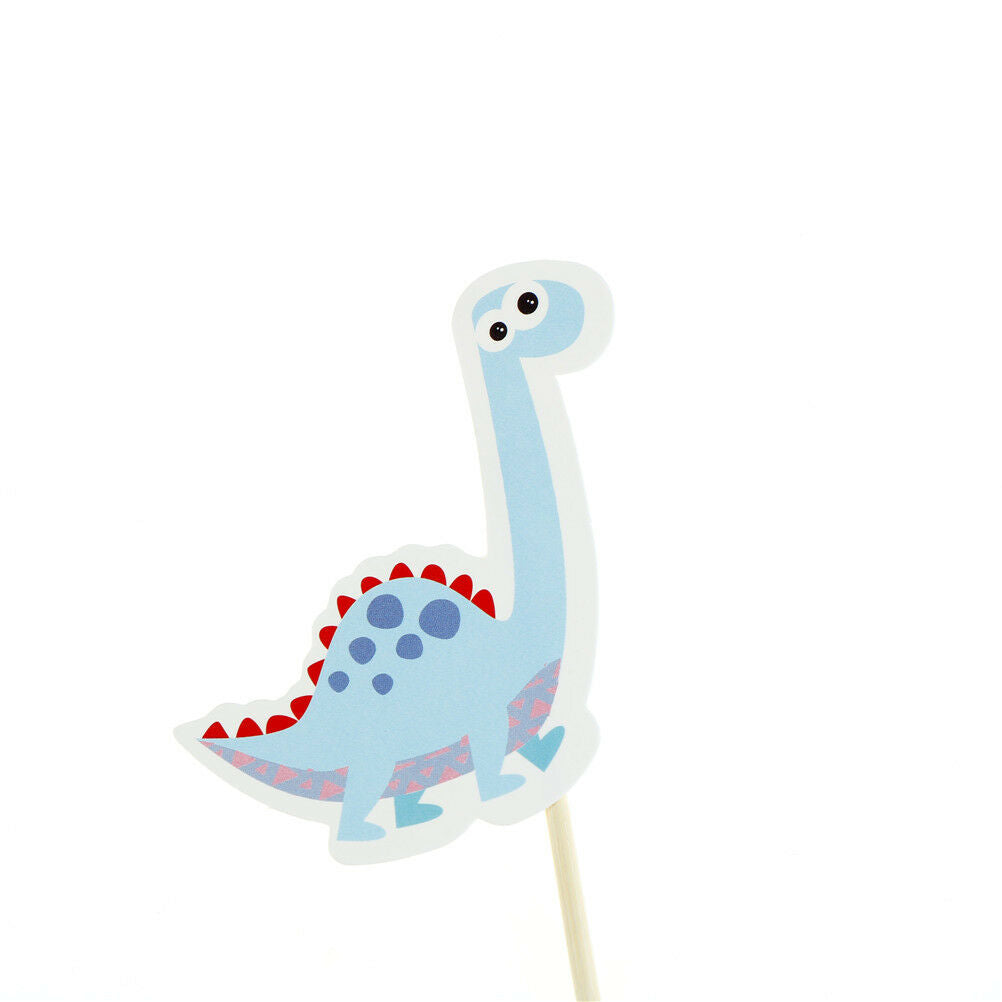 9pcs/set DIY Cake Flag Cartoon Dinosaur Cake Topper Kids Birthday Party D.l8