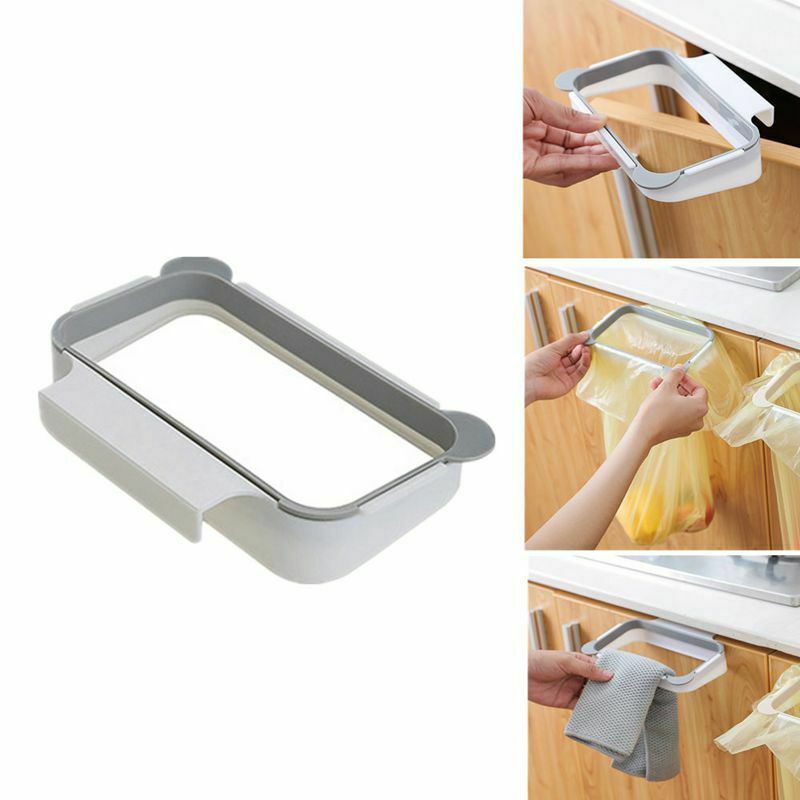 Kitchen Rubbish Bag Storage Holders Racks Cabinet Stand Garbage Bags OrganizerQ1