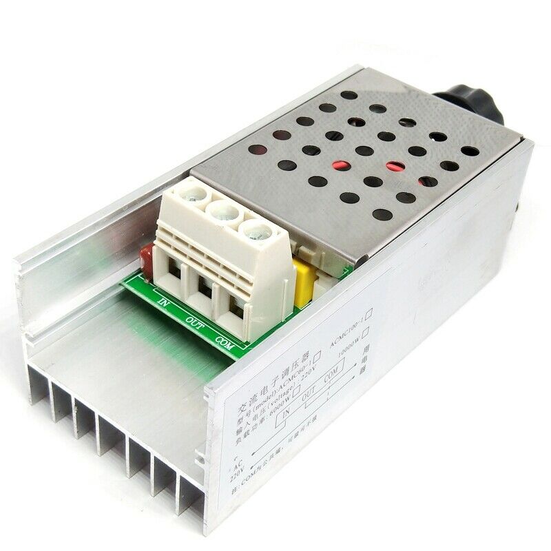 4X(10000W SCR Voltage Regulator Dimming LED Dimmer Motor Speed Controller S5M4)