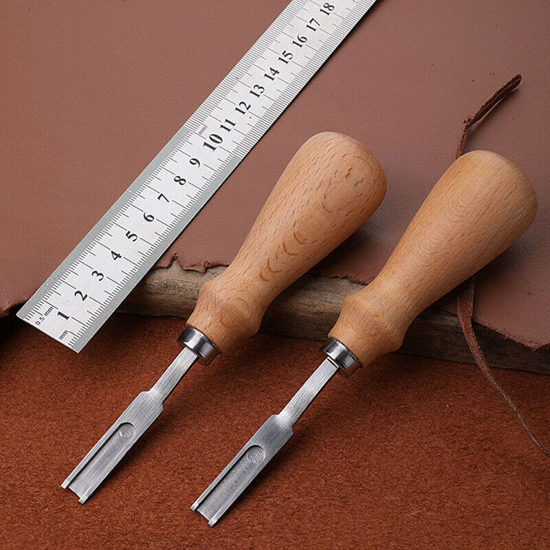 Handmade French Style Leather Edge Beveler Cutting Skiving Trimming Kni.l8
