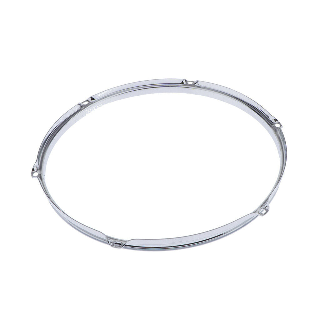Pair Die-cast 6-lug Snare Drum Hoop - Batter Side - Zinc Alloy - 14 inch 1.5mm