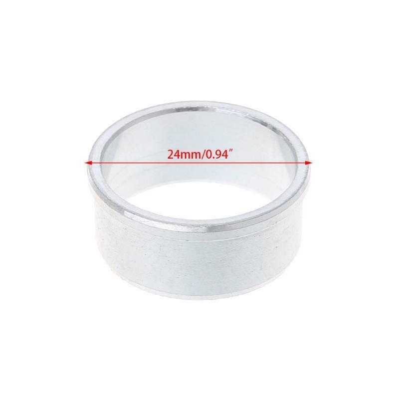 Bicycle Bottom Bracket Adapter 24mm to 22mm Adjustable Shaft Conversion Sleeve