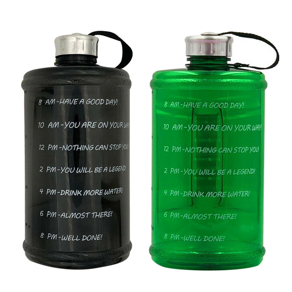 2Pack Water Bottle Reusable Jug BPA Free Outdoor Biking Gym Camping 73 oz