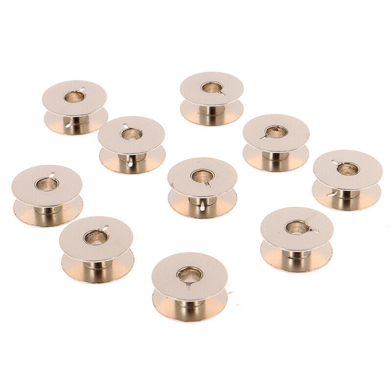 10Pcs metal spool wing machine accessories industrial bobbin grooved bob DD