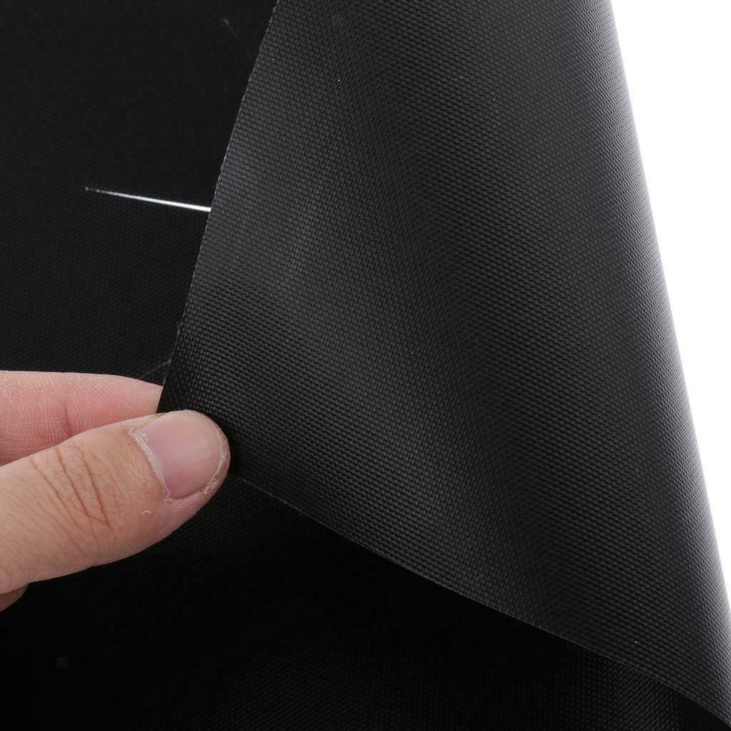 4Pcs Gas Stove Furnace Surface Protection Mat Oil-proof Pad Black 0.2mm_2