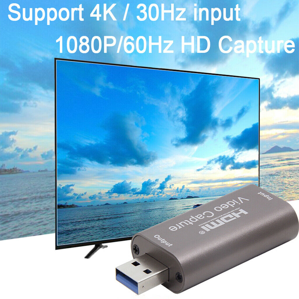 Mini 4K 1080P   To USB 3.0 Video Capture Card Game Recording Adapter
