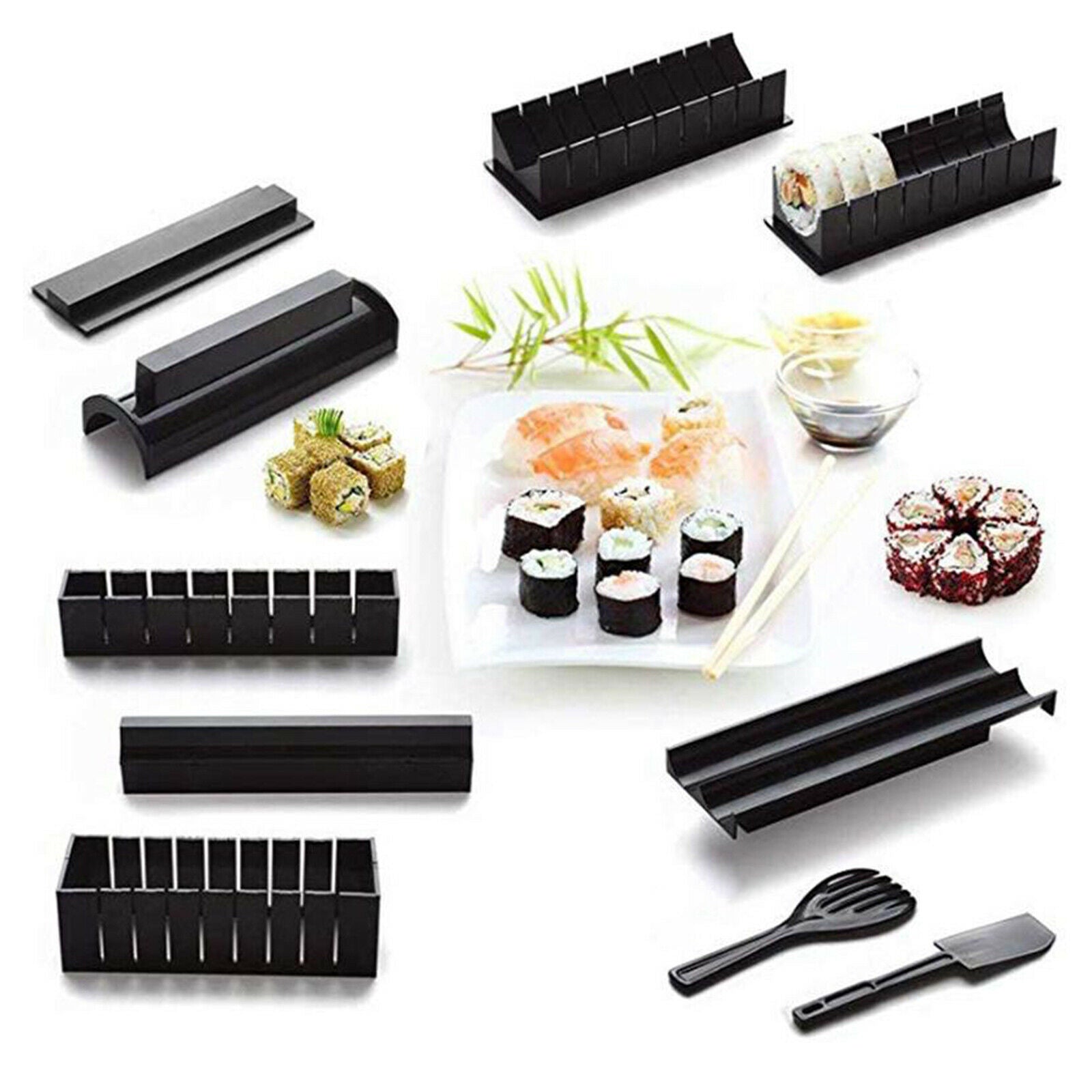11 Pieces Sushi Making Kit Koren Rice Roller Mold Sushi Maker for Beginners