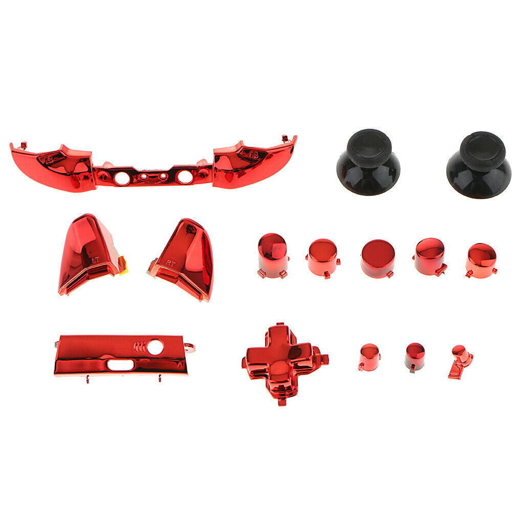 2Set Full Button Kit Bumper ABXY D-pad For Microsoft   One S Controllers