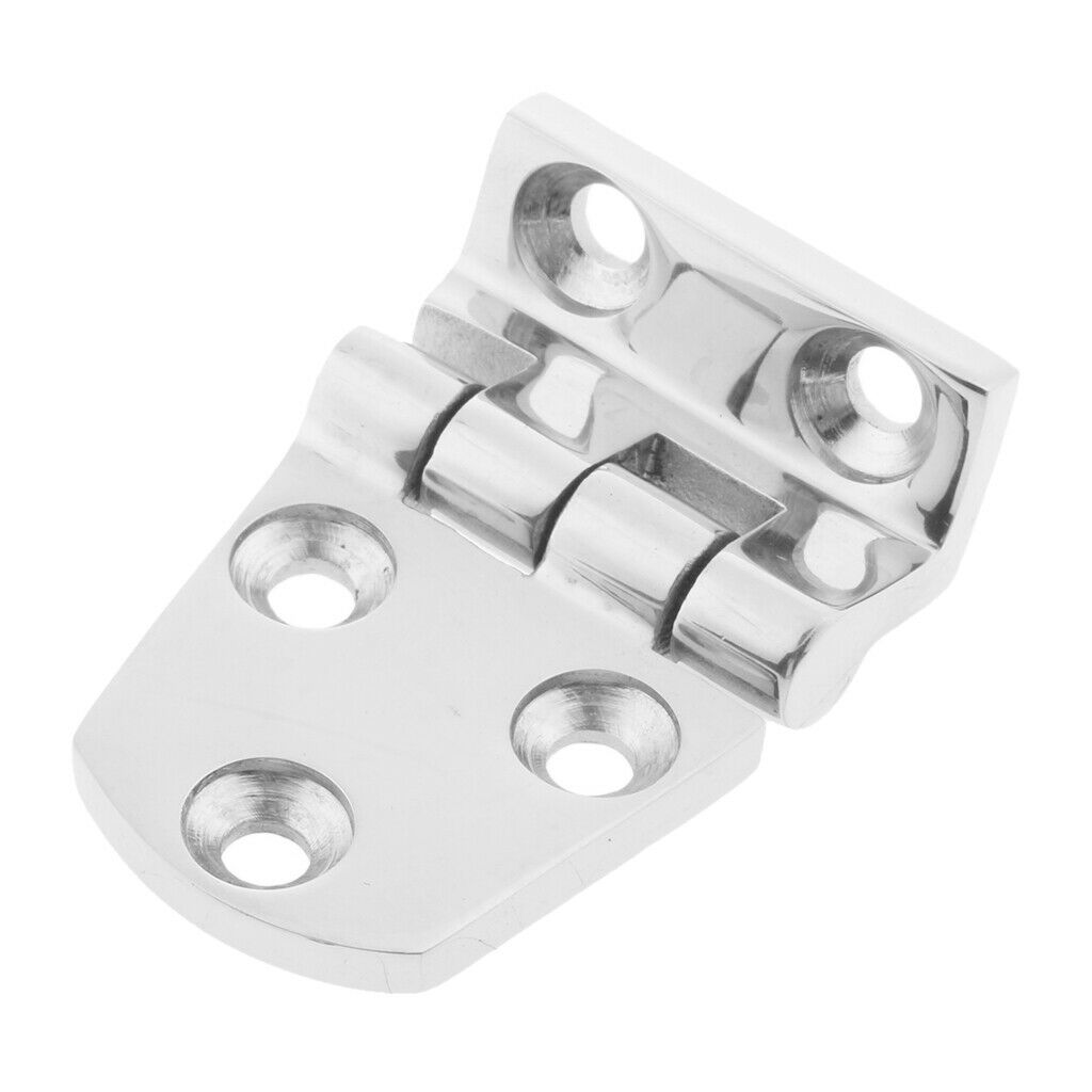 54 x 37mm Flush Hinges 316 Stainless Steel Polished for Boat Marine Door