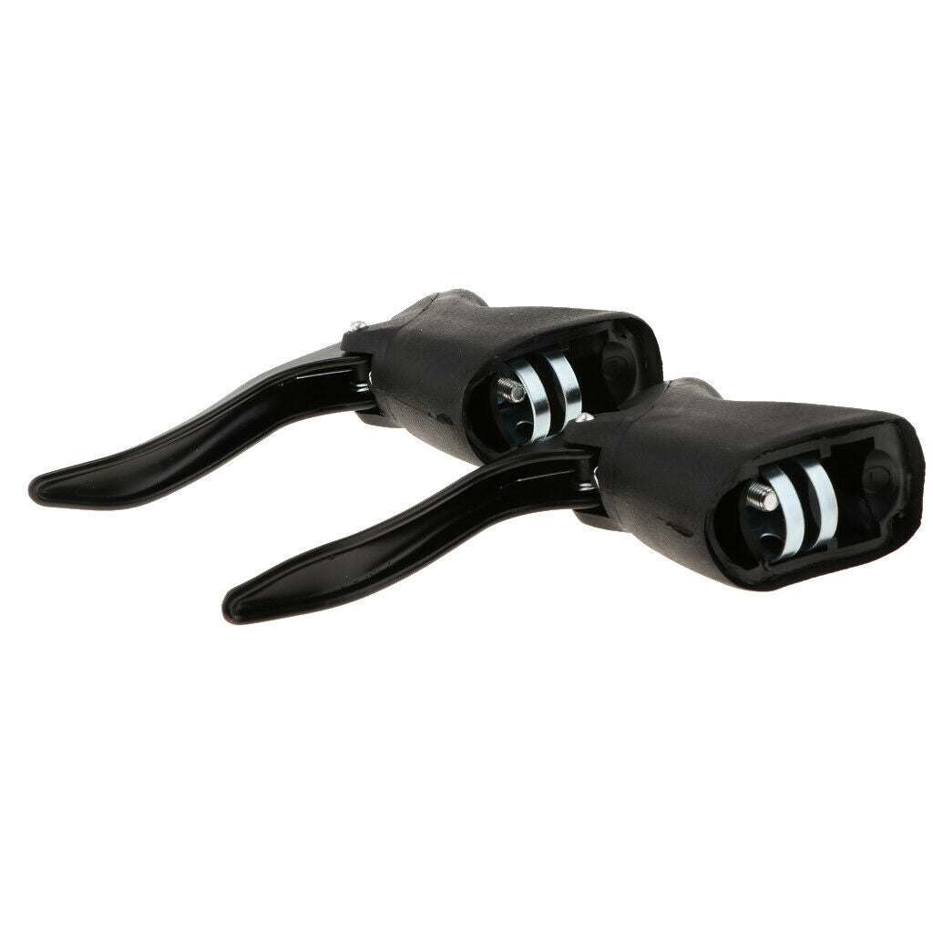 1 pair of Aero Racing Bicycle Brake Levers Replacement Black Alloy