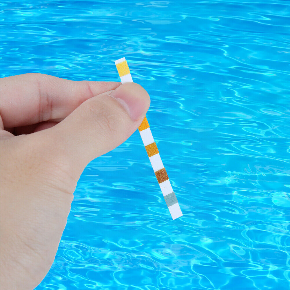 50pcs SPA Swimming Pool PH Test Paper Residual Chlorine PH Value Test Strip @