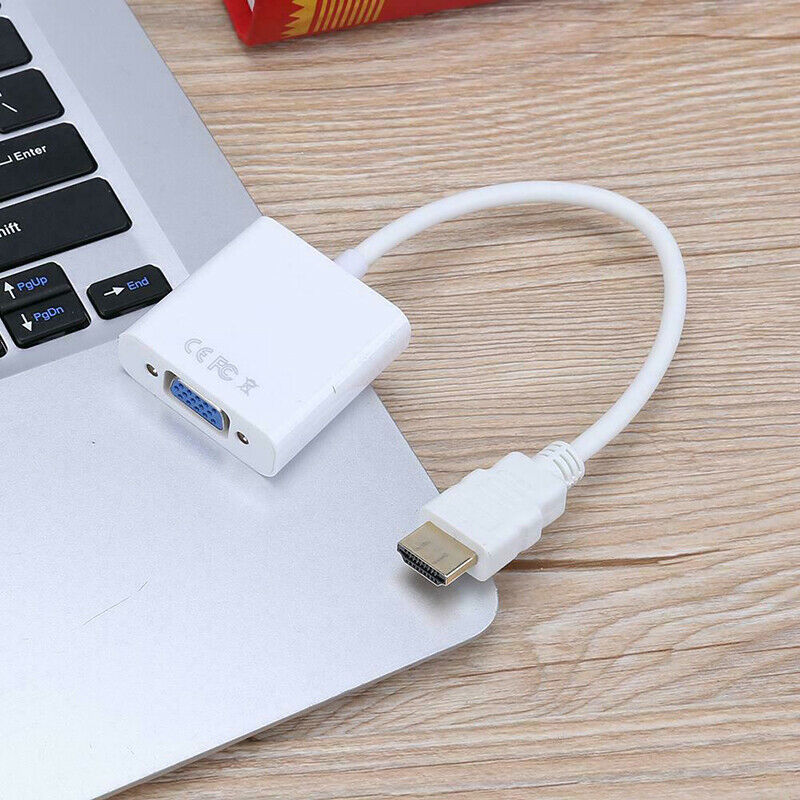 HDMI Male to VGA Female Video Cable Converter Adapter For PC DVD HDTV Monitor