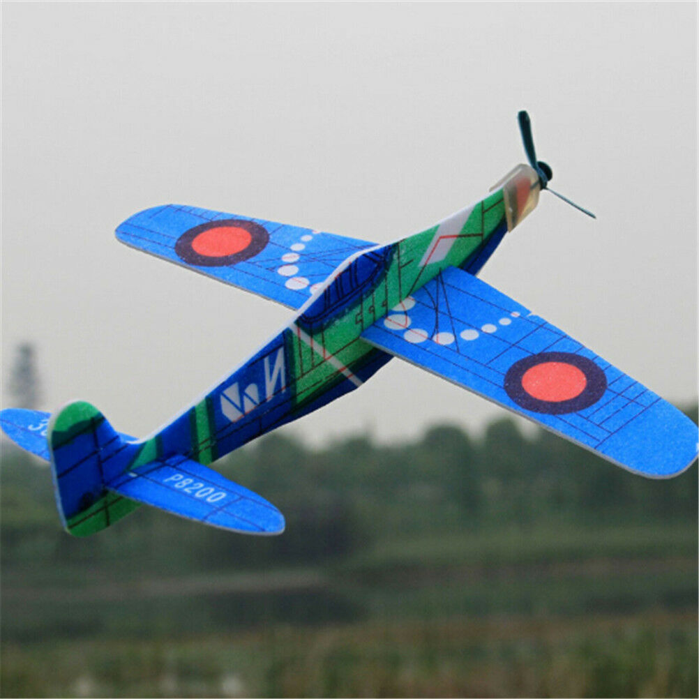 19cm Hand Throw Flying Glider Planes Foam Airplane Party Bag Fillers Kids.l8