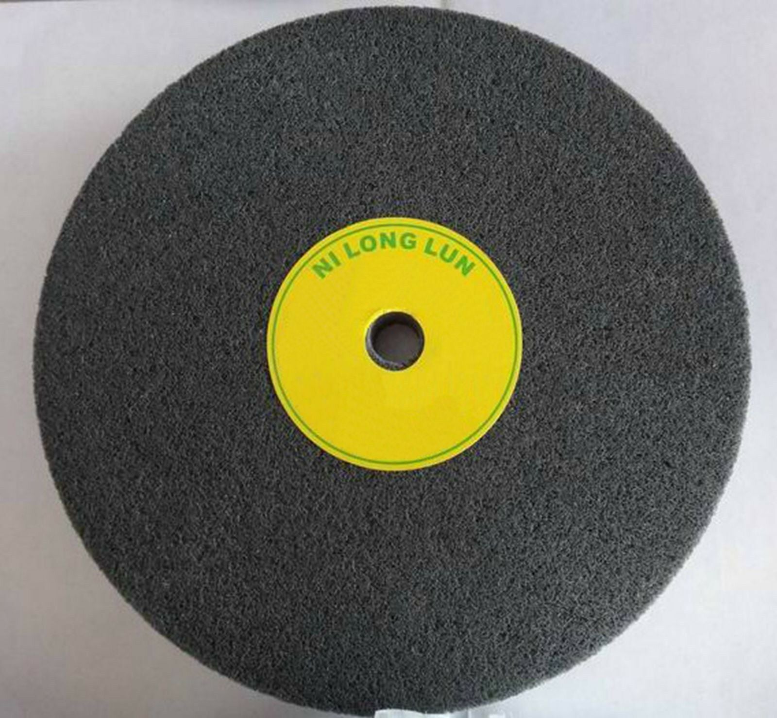 Dark Grey 7P Fiber Polishing Buffing Wheel 180# Grit Nylon Abrasive (200*50)mm