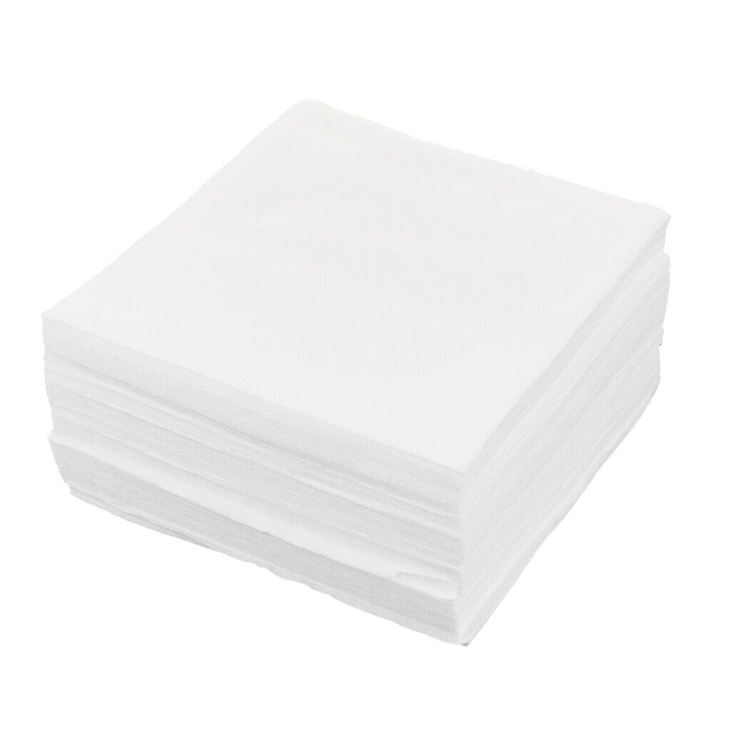150Pcs Cleanroom Wiper Dustless Fiber Cloth White 15x15CM 6''
