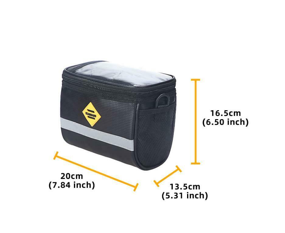 Electric Bike Front Frame Bag Bicycle Portable E-bike Storage Front Hanging Bag