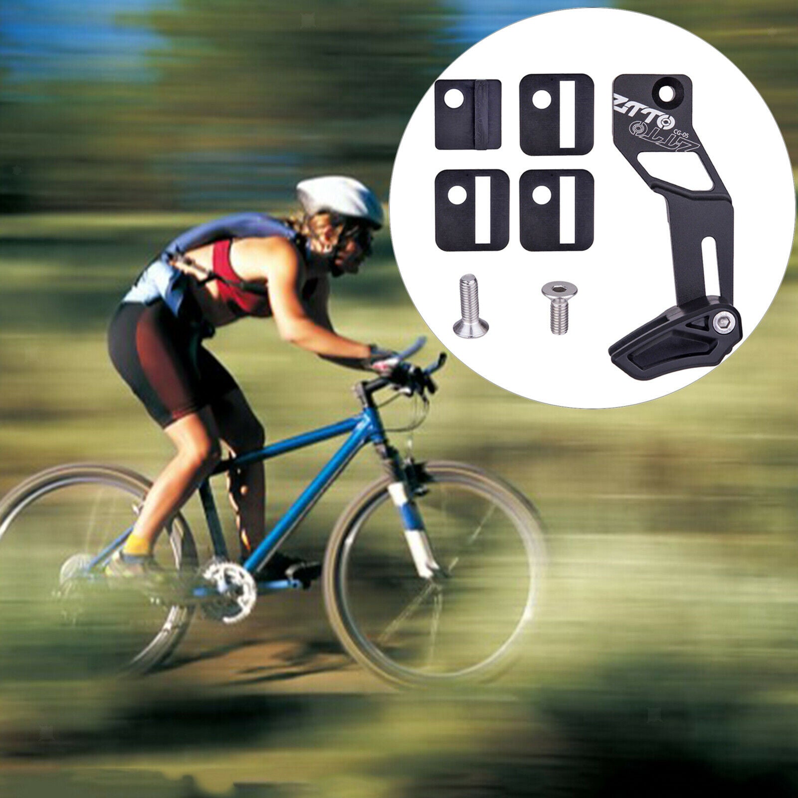 Bike Chain Guide,Bike Chain Deflectors MTB Bike Protector Single Disc Chain