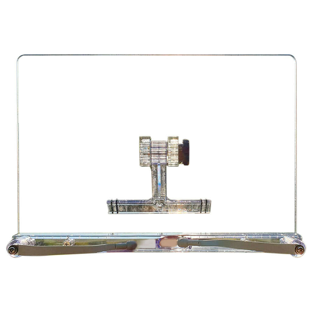 Transparent Acrylic Book Stand Reading Bookshelf for Notebooks Music Sheets