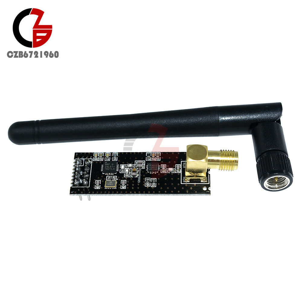 2PCS NRF24L01+PA+LNA SMA Antenna Wireless Transceiver communication module 2.4G