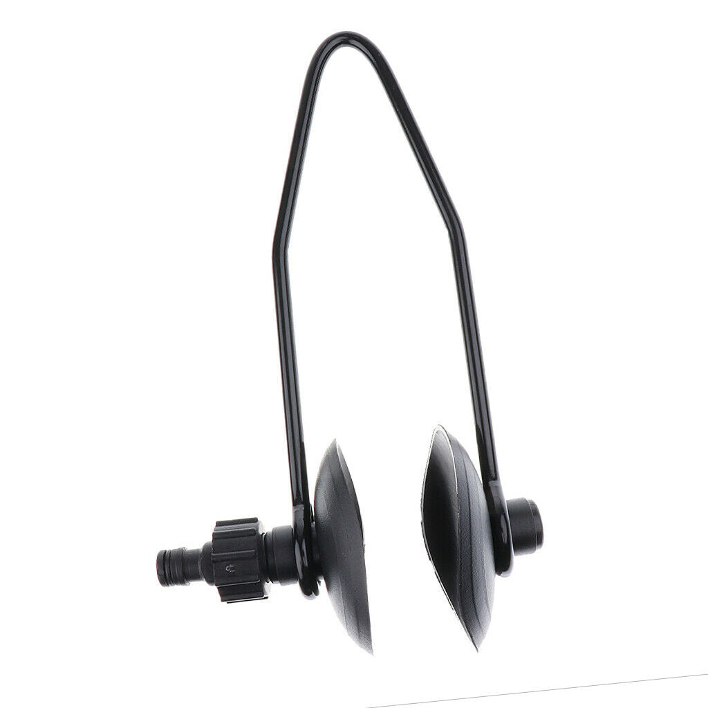 Black Outboard Flusher Boat Motor Water Feed Rectangular Marine Ear Muff