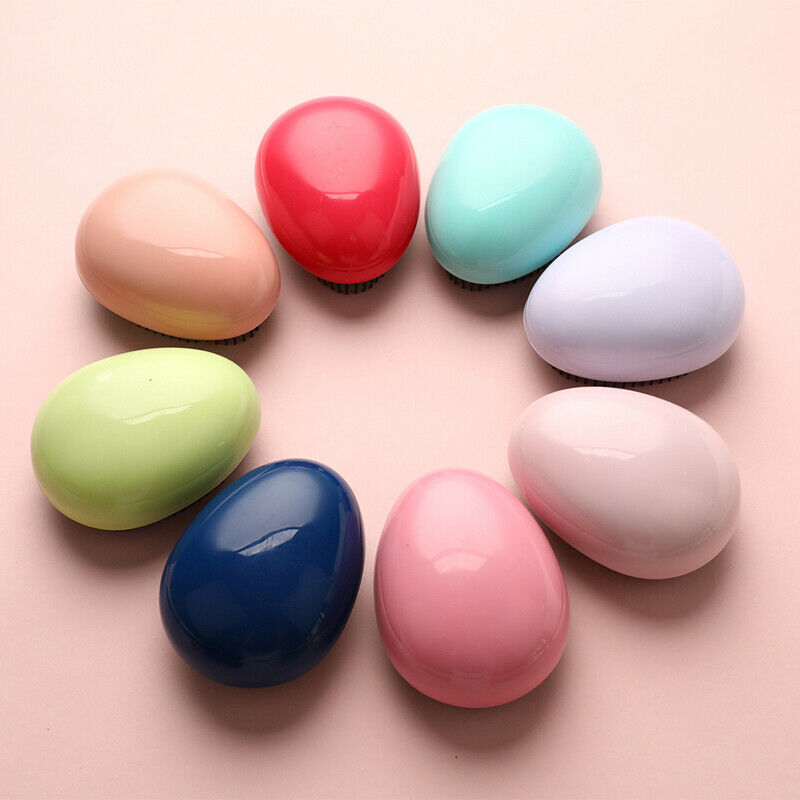 Egg Shape Hair Care Anti Static Styling Tools Hair Brushes Detangling Co.l8