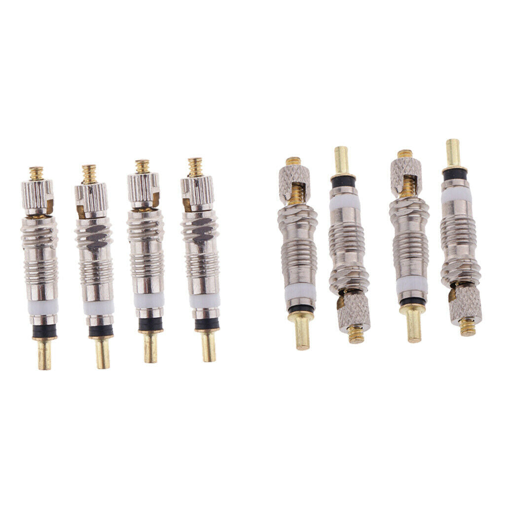 8x Bike Presta Valve Core  Cycle Removable Tubeless Parts with