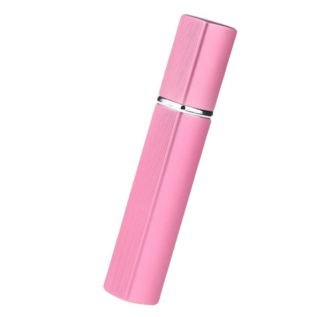 12ml Premium Empty Glass Refillable Perfume Aftershave Scent Spray Bottle Pink