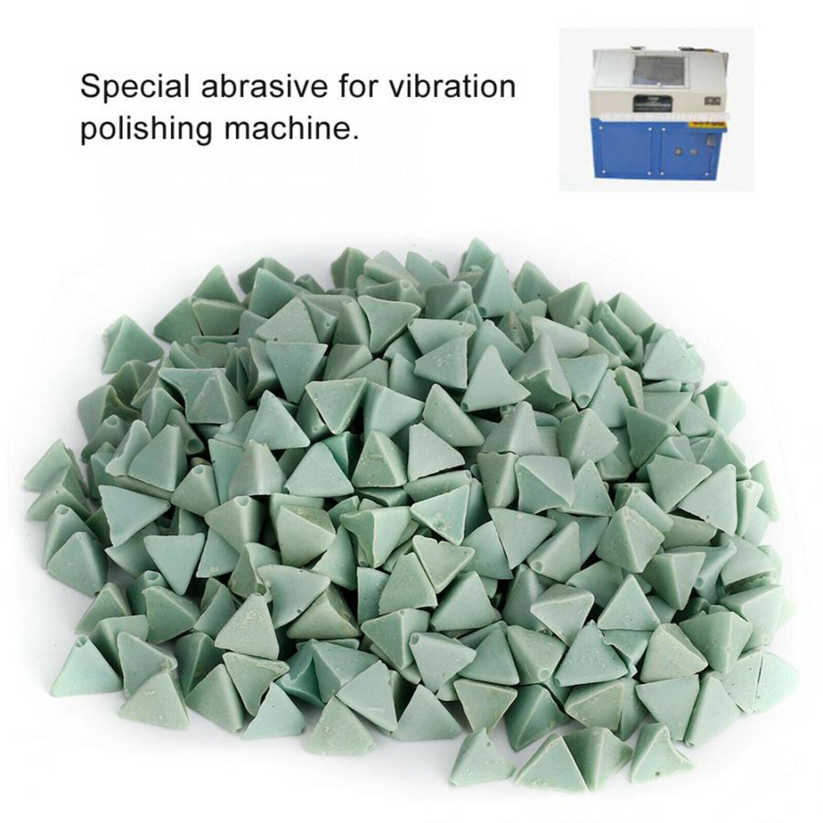 Metal Jewelry Polishing Abrasive Material Tool Tumbler Finishing] Jadeite