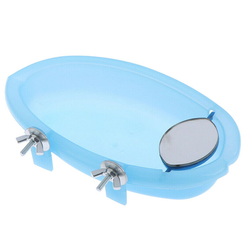 Bird Bathtub With Bird Mirror Small Oval Bird Bathtub Pet Cage Accessorie Lp Lt