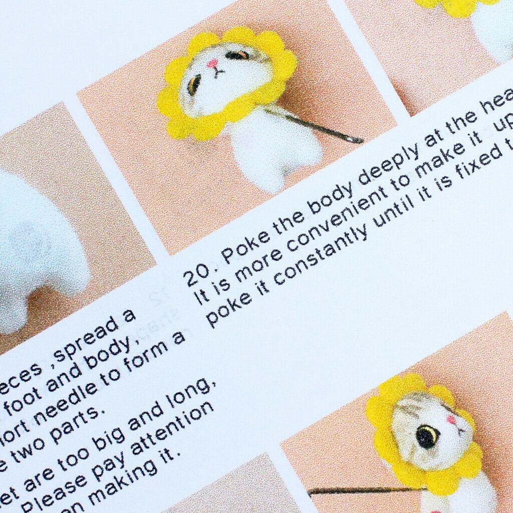 Needle Felting Kits Wool Felting Craft DIY Needlework Accessory Basic Kit