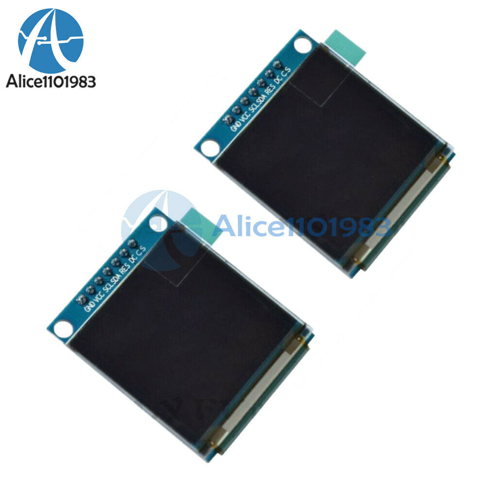 2PCS 1.5'' inch SPI OLED Display 262,144 Color LCD Module SSD135 for Arduino DIY