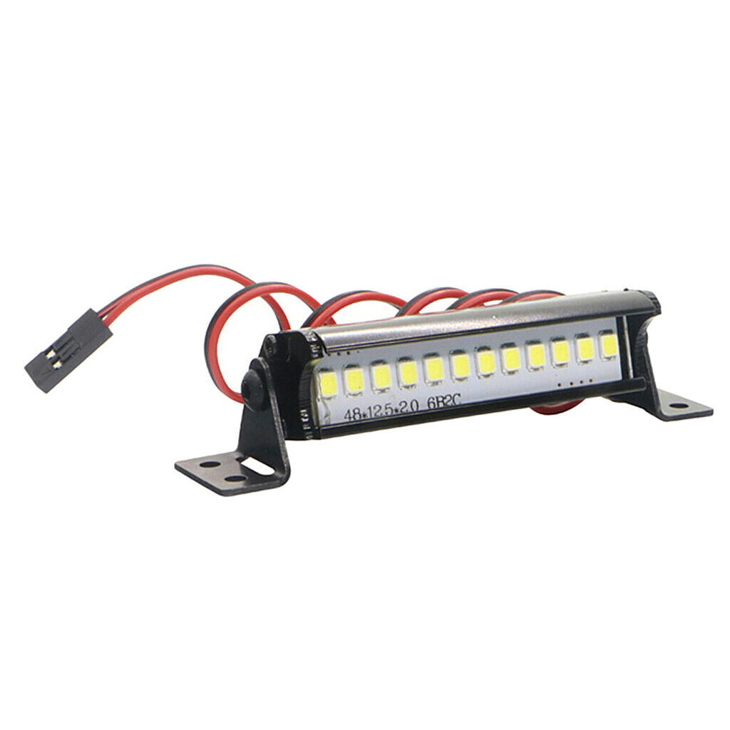 55mm RC Crawler LED Light Bar Lamp 1:10 RC Car Part for TRX4 90046 SCX10