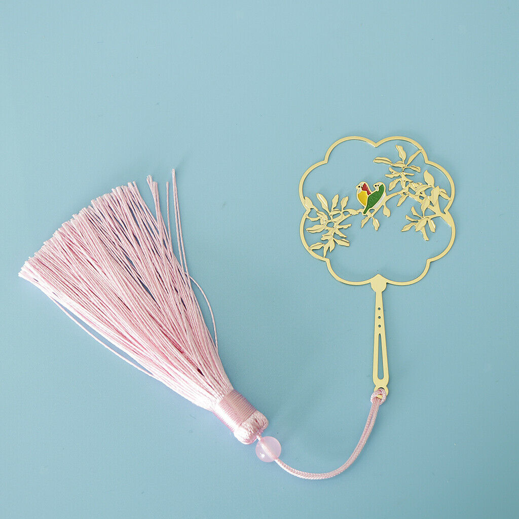 Natural Chinese Style Empty Ginkgo Leaf Metal Signs for School Supplies