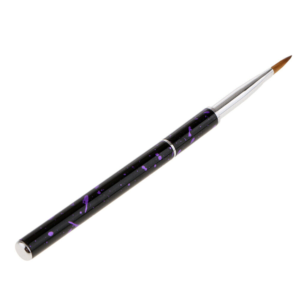 Mermaid UV Gel Nails Polish Nail Art Drawing Painting Pen Brushes 01Purple