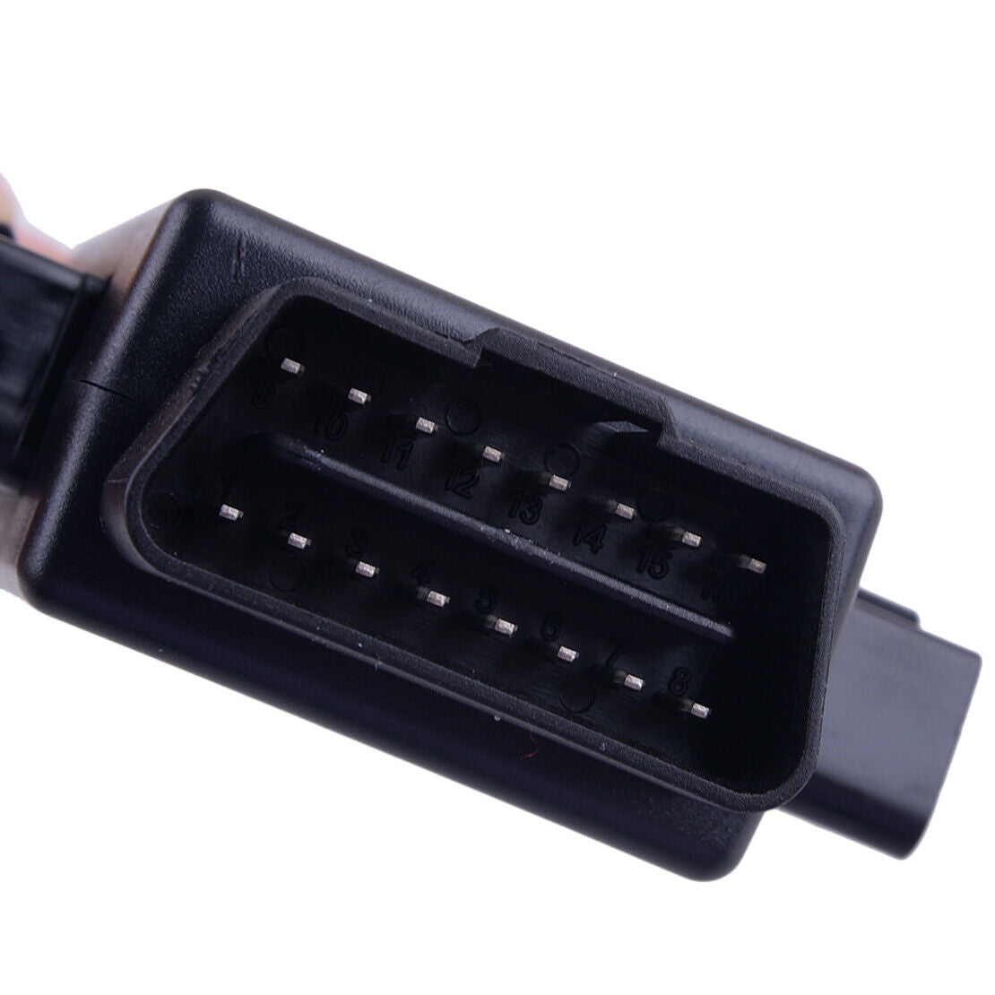 16 Pin Car OBD2 OBDII Adapter Multifunction of 1 Male to 3 Female Cable Splitter