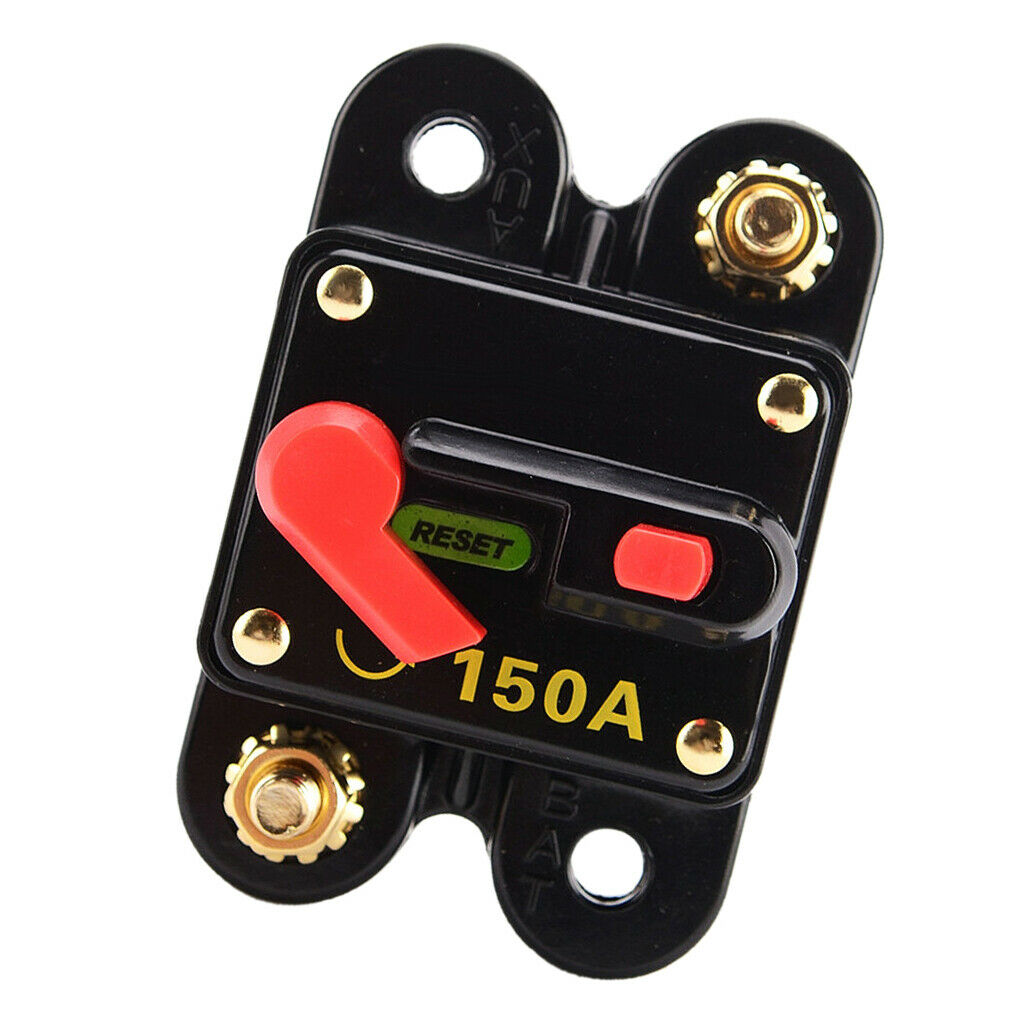 3 Pieces Manual Reset Circuit Breaker Switch 12V 24V Car SUV Marine Boat