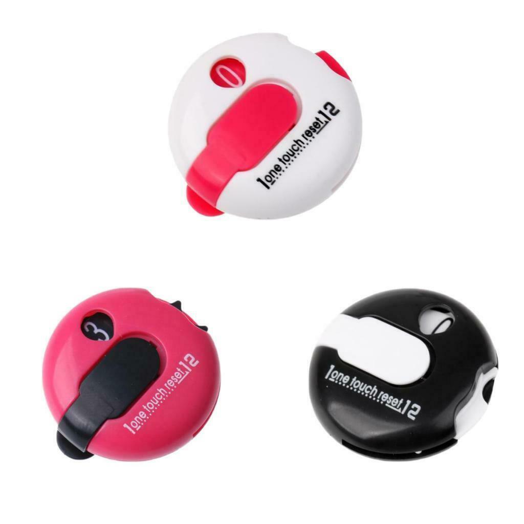 3x Mini Golf One Reset Counter Clip On Golf Stroke Score Counter