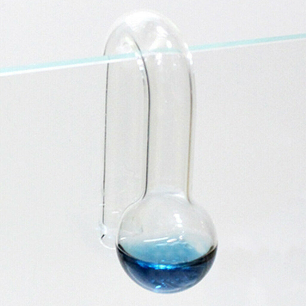 2Pcs Aquarium CO2 Glass Drop Checker-Test Aquarium CO2 pH indicator Solution