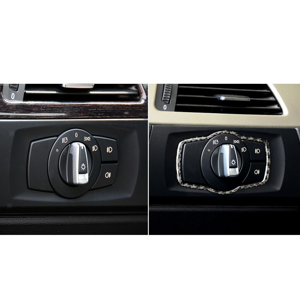 Headlight Switch Frame Cover Trim Car Decoration Fits for BMW E90 E92 E93