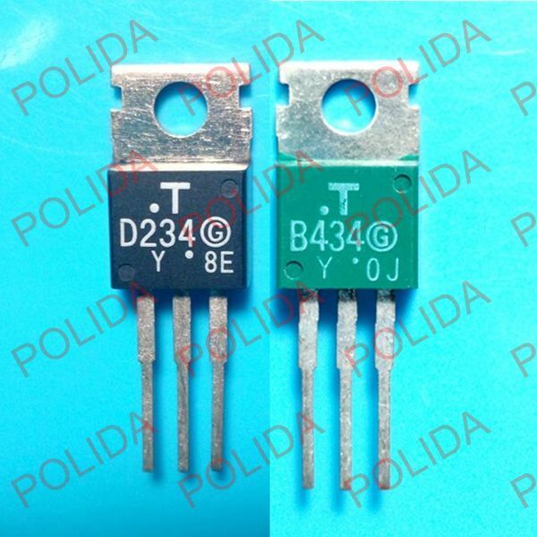 1pairs OR 2PCS  Transistor TOSHIBA TO-220 2SB434/2SD234 B434/D234