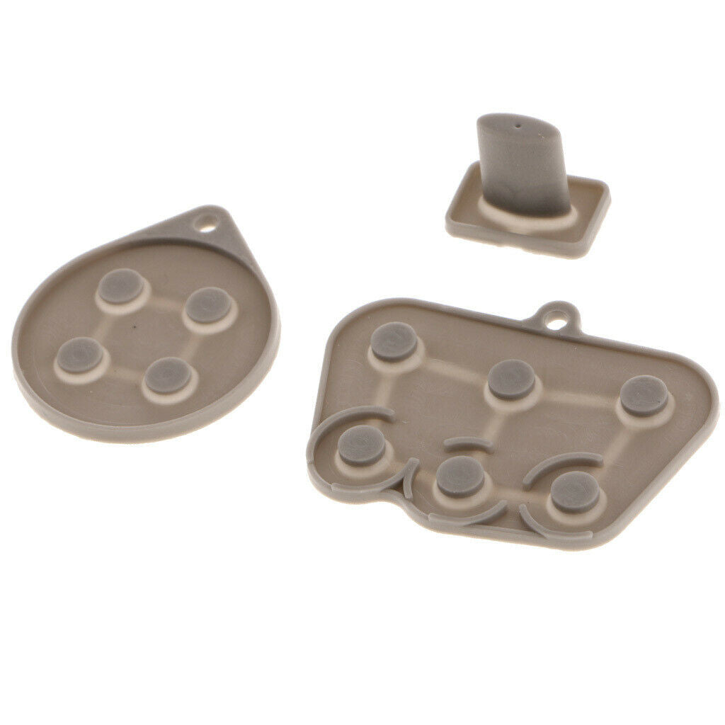 MagiDeal 3x Conductive Rubber Pad for Sega Saturn Controller Contact Kit
