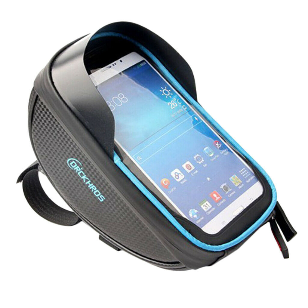 Bicycle Frame Pannier Bag Front Tube Bag Cycling Cellphone Frame Bag C