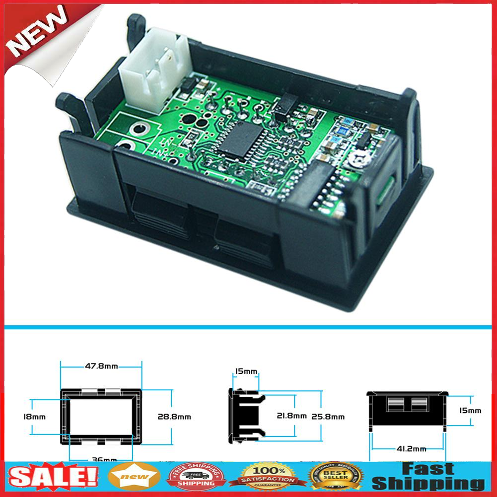 Digital 0.36inch LED Display 5 Bits DC 0-33.000V Voltmeter Voltage Meter @
