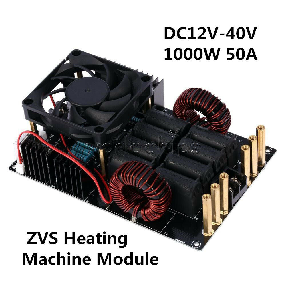 Durable 1000W 50A 1KW ZVS Induction Heating Machine Product Voltage 24V -36V