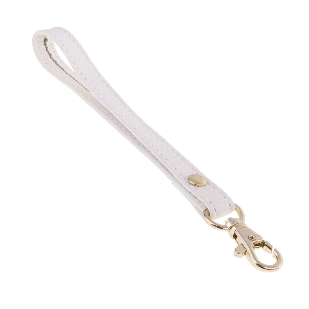 2 Packs Short Leather Wrist Bag Hand Strap Clutch Handbag Handle Replacement