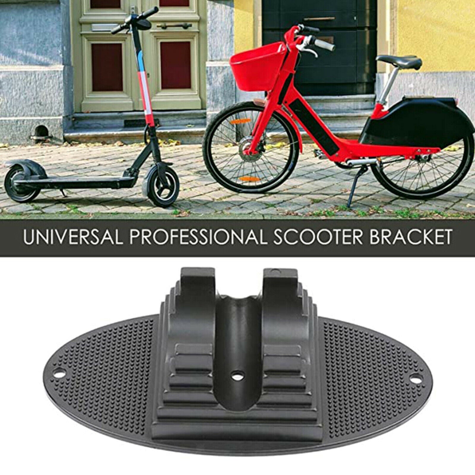 Scooter Stand Parking Front Wheel Ground Floor Holder Stable Bracket Storage