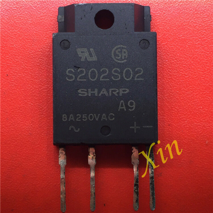50PCS  S202S02 ZIP-4 Type SSR for Medium Power Control